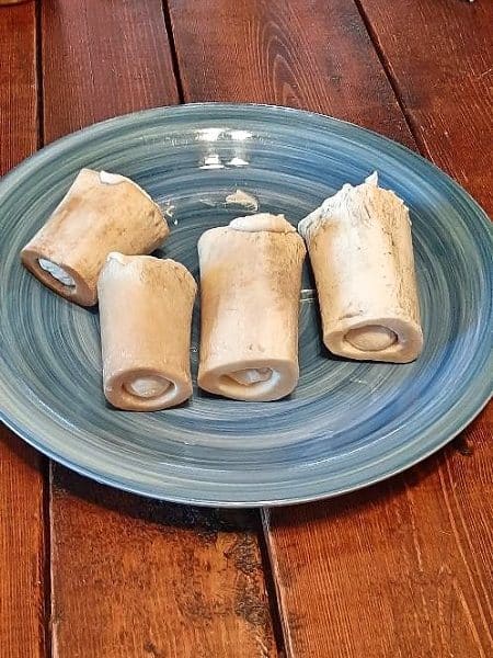 Frozen Peanut Butter Yogurt Dog Treats